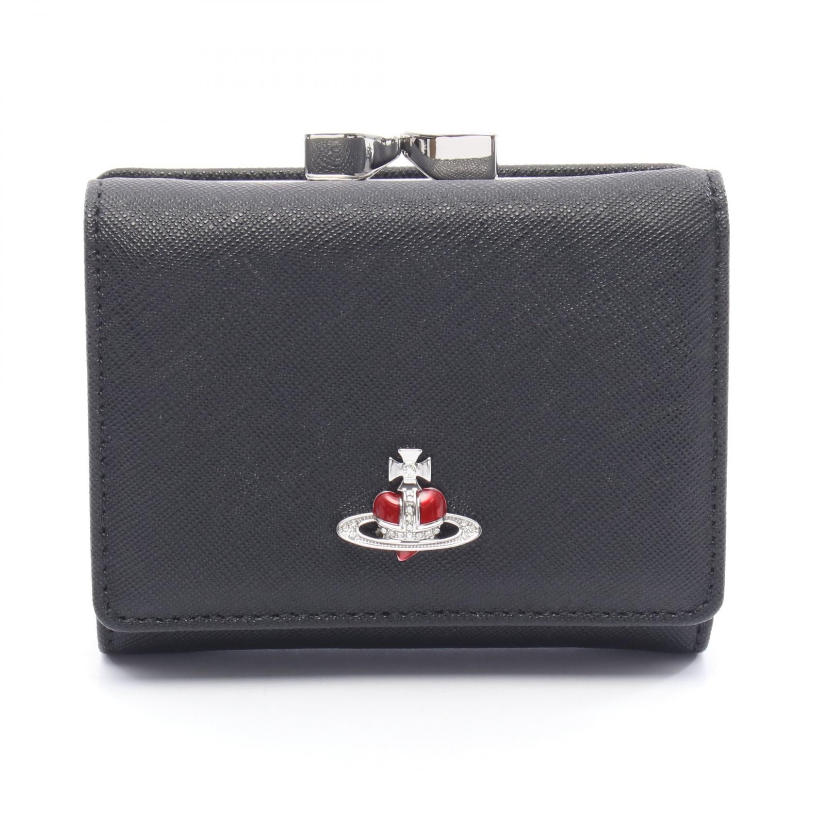 ヴィヴィアンウエストウッド SMALL FRAME WALLET 三つ折り財布 レザー