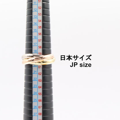 カルティエ トリニティ Au750 リング 19号