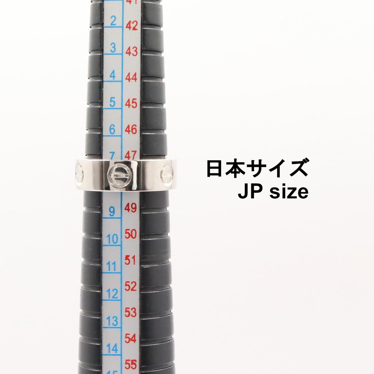 カルティエ ラブ Au750ホワイトゴールド リング 7.5号