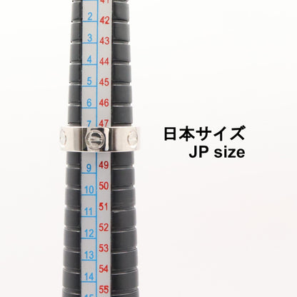 カルティエ ラブ Au750ホワイトゴールド リング 7.5号