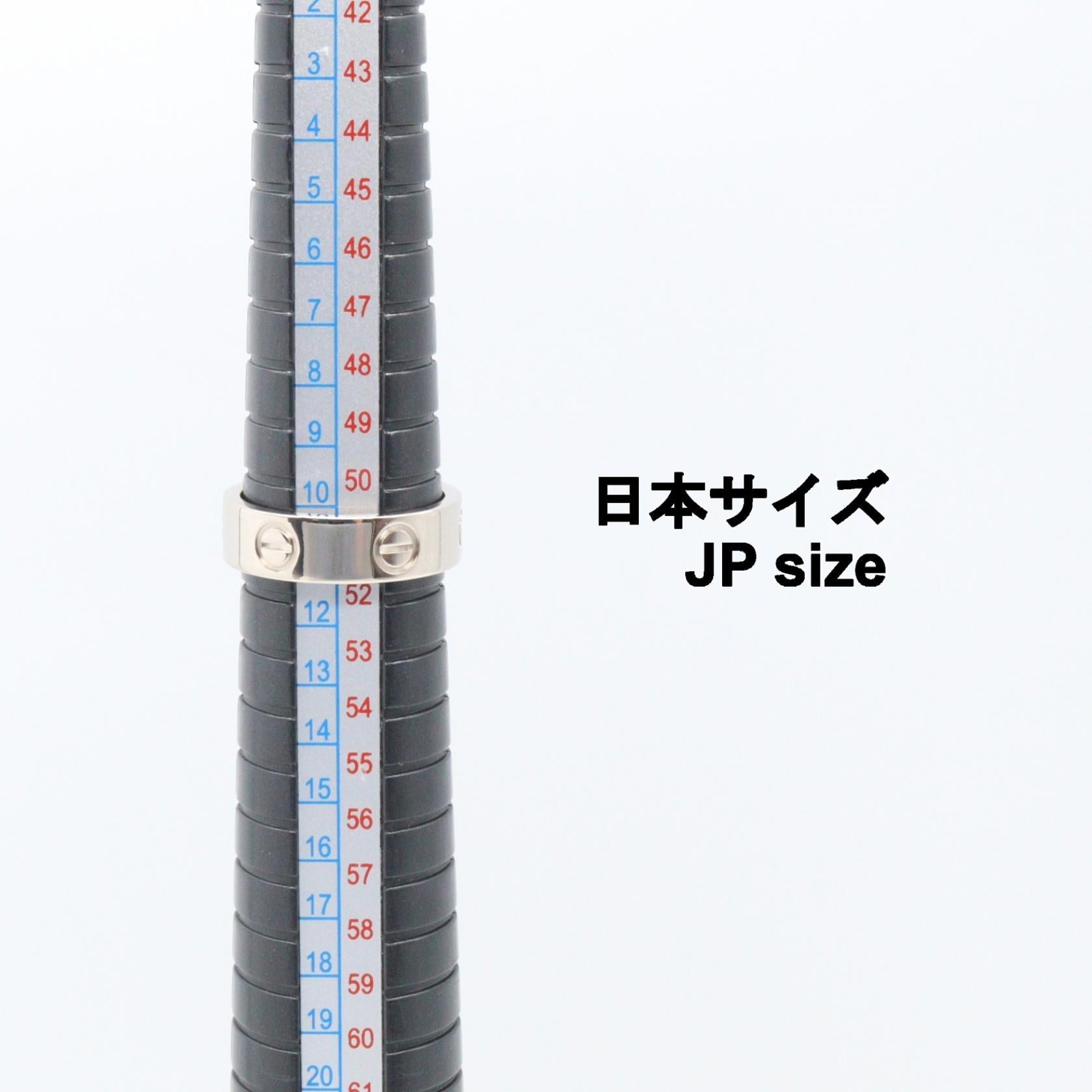 カルティエ ラブ Au750ホワイトゴールド リング 52号
