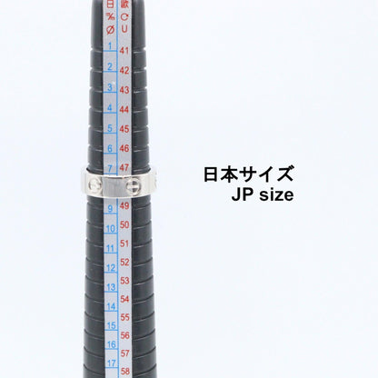 カルティエ ラブ K18ホワイトゴールド リング 7.5号