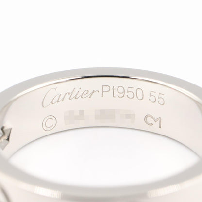 カルティエ ラブ Pt950 ダイヤモンドリング 14号