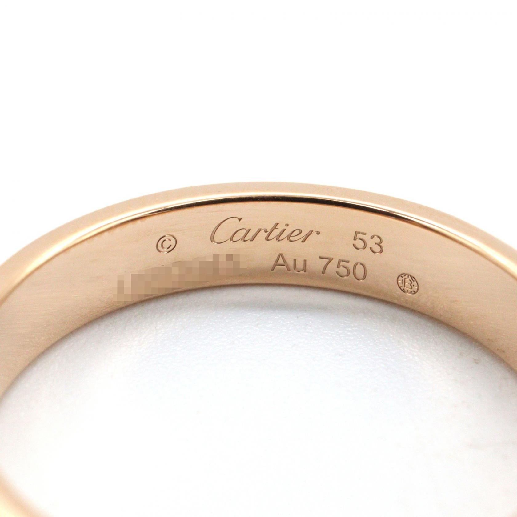 カルティエ ミニラブリング Au750 リング 53号