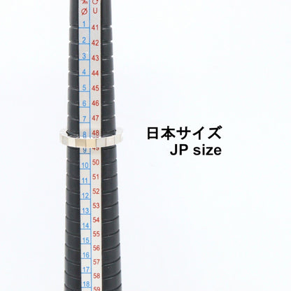 カルティエ ラニエール Au750ホワイトゴールド リング 8号