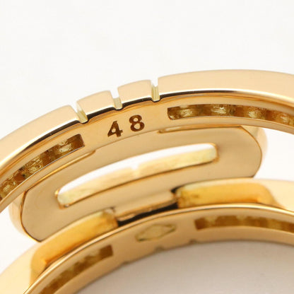 ブルガリ パレンテシ Au750 ダイヤモンドリング 7.5号
