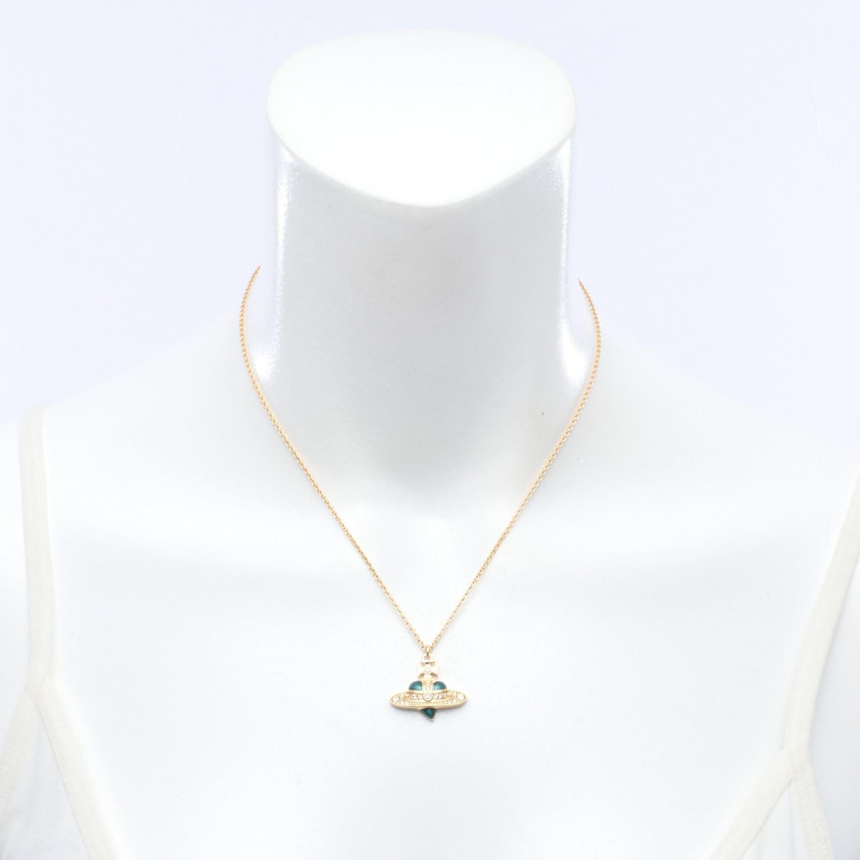 ヴィヴィアンウエストウッド NEW DIAMANTE HEART ネックレス