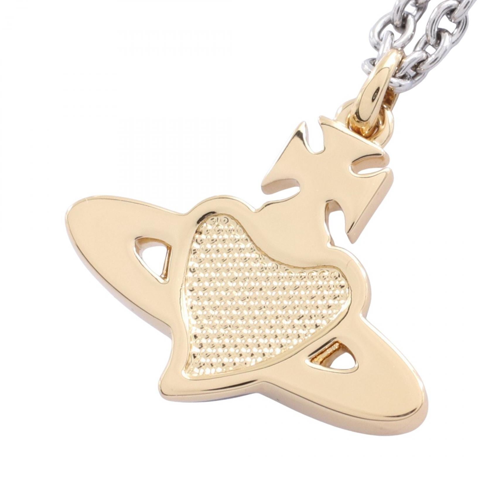 ヴィヴィアンウエストウッド MAN DIAMANTE HEART ネックレス