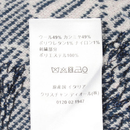 ディオール トワル ドゥ ジュイ エンブロイダリー ウールカシミヤニットトップス