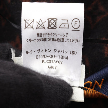 ルイヴィトン フーデッドラップケープ ウールシルクコート
