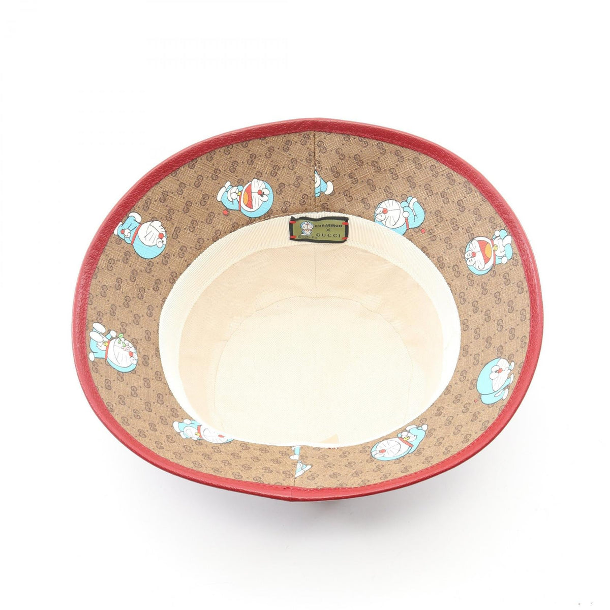 グッチ ドラえもん レザー PVC ハット