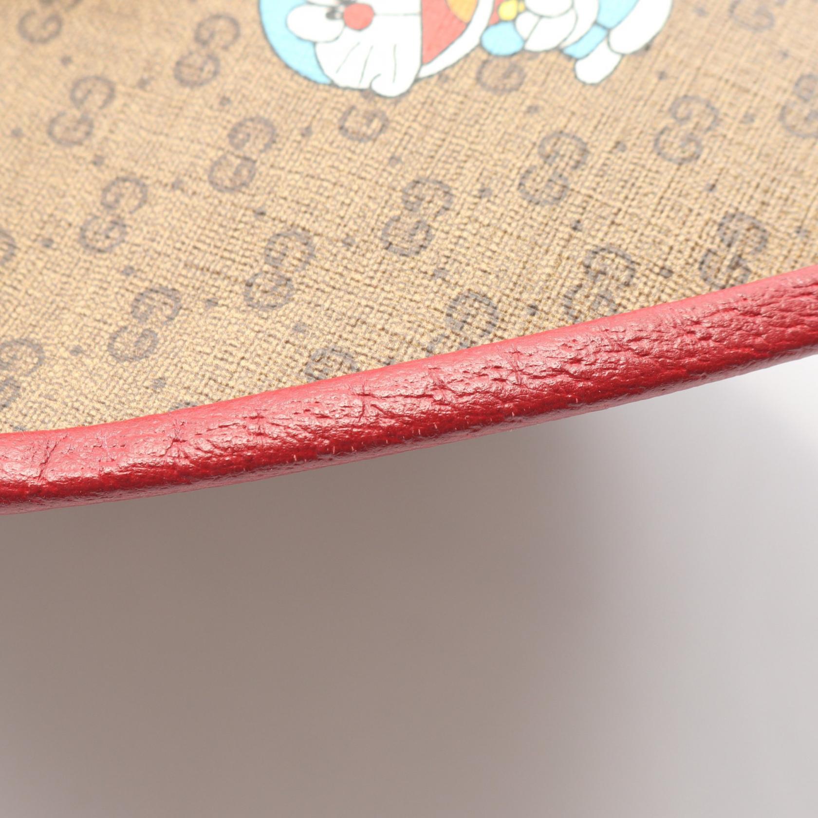 グッチ ドラえもん レザー PVC ハット