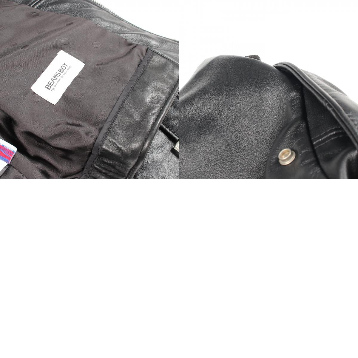 ショット BEAMS BOY 40TH レザージャケット