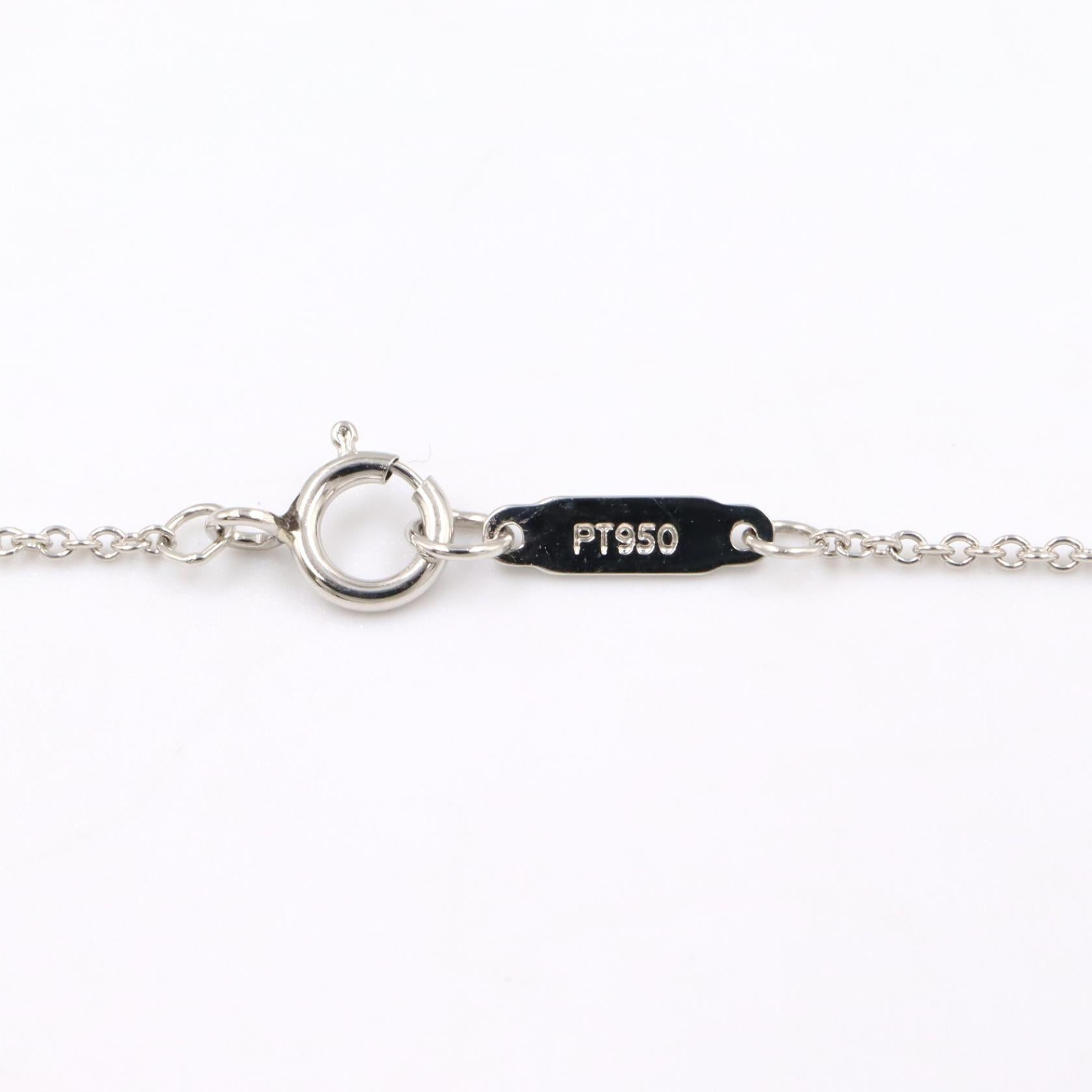 ティファニー ソリティア Pt950 ダイヤモンドネックレス