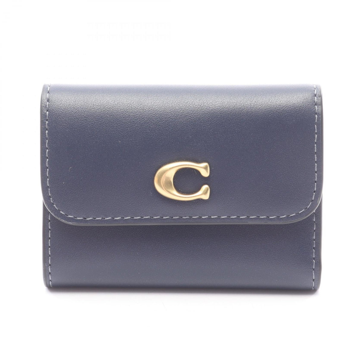 コーチ ESSENTIAL CARD HOLDER WALLET レザー三つ折り財布