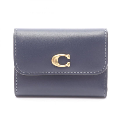 コーチ ESSENTIAL CARD HOLDER WALLET レザー三つ折り財布