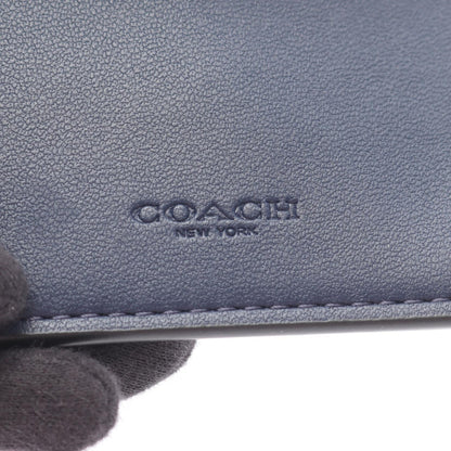 コーチ ESSENTIAL CARD HOLDER WALLET レザー三つ折り財布