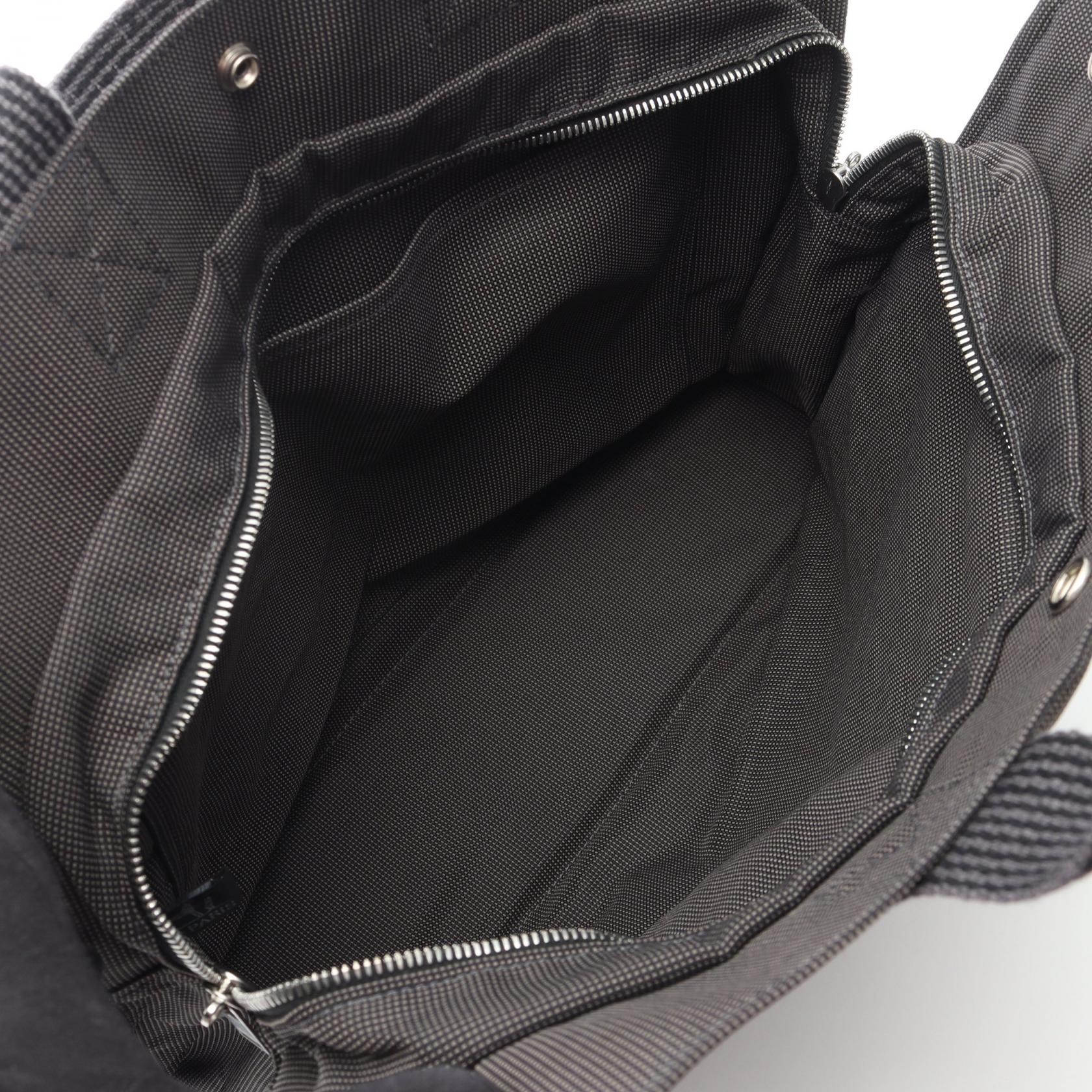 エルメス エールラインMM ナイロンキャンバス トートバッグ