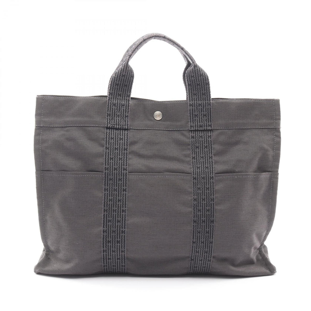 エルメス エールラインMM ナイロンキャンバス トートバッグ