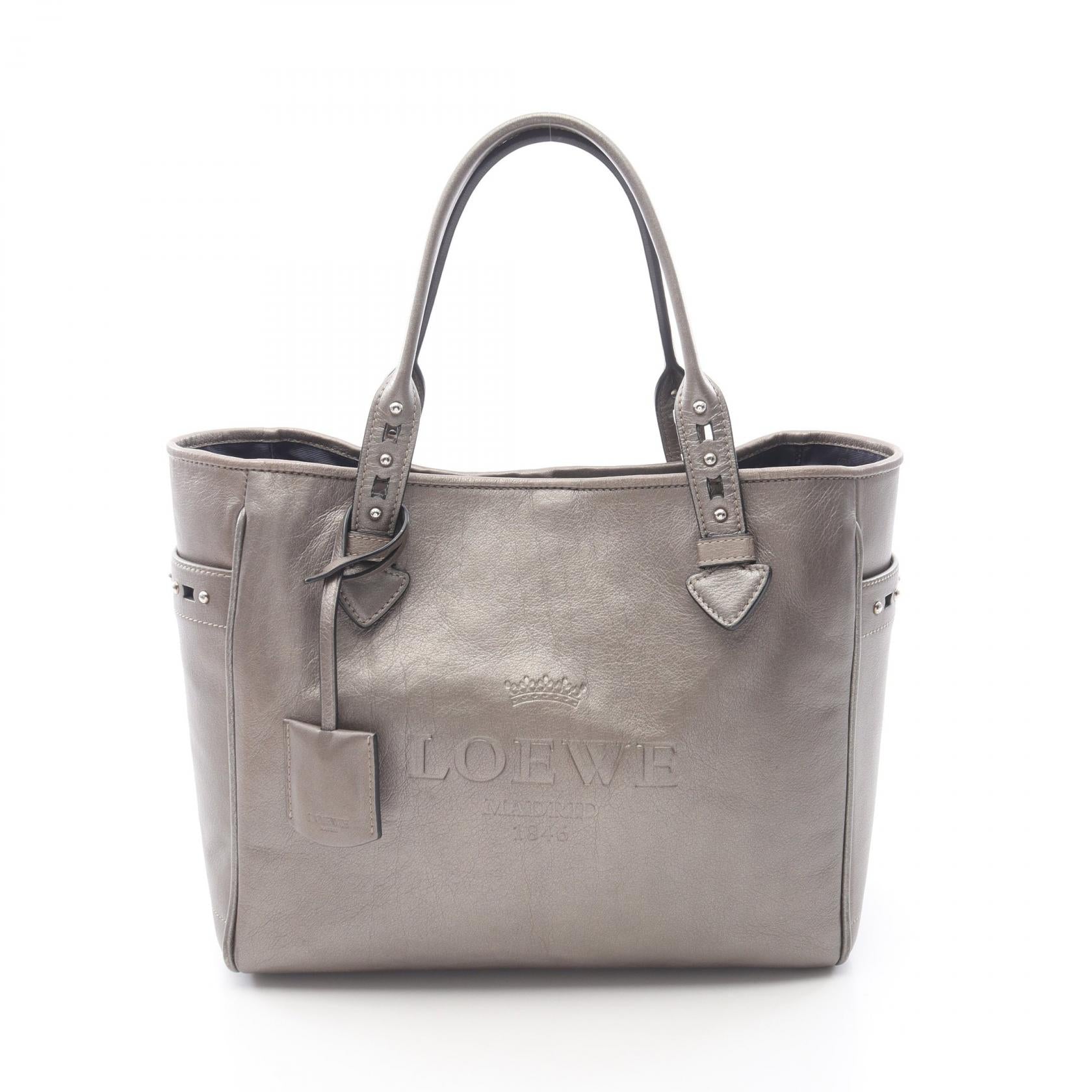 ロエベ HERITAGE レザートートバッグ