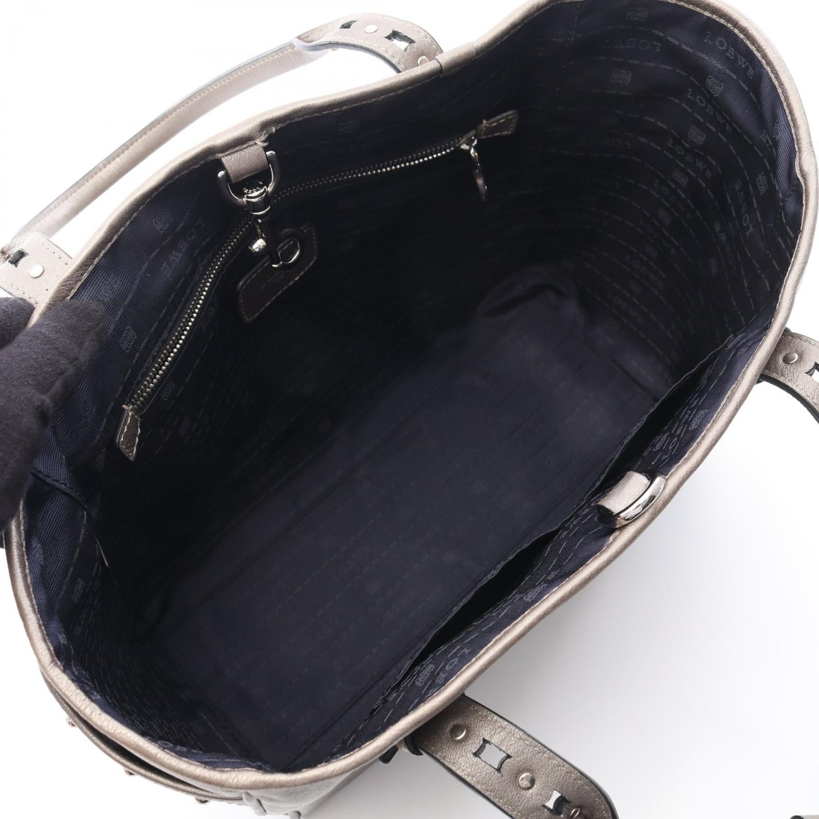 ロエベ HERITAGE レザートートバッグ