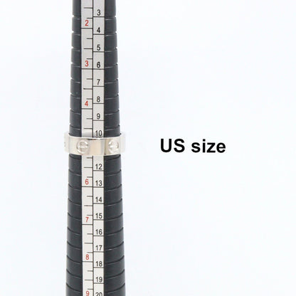 カルティエ ラブ Au750ホワイトゴールド リング 9号