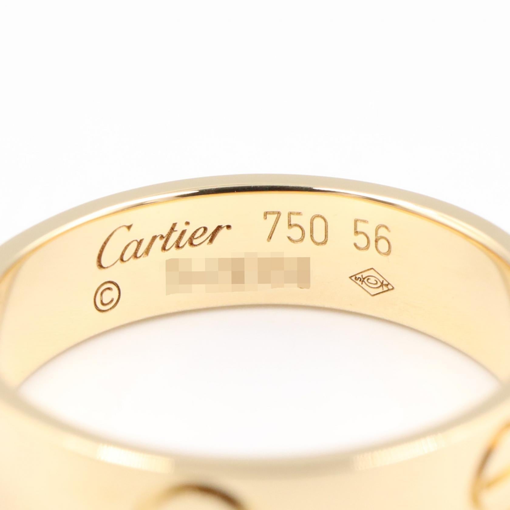 カルティエ ラブ Au750 リング 15号