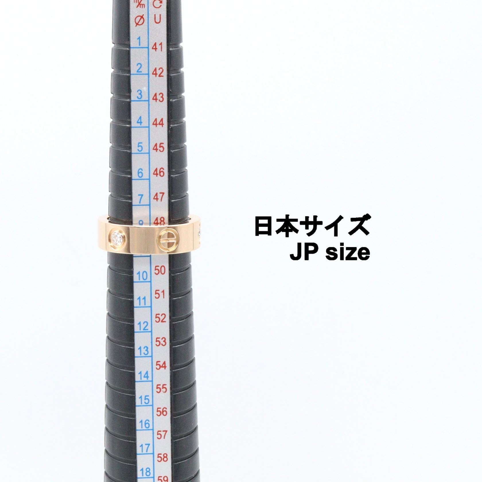 カルティエ ラブ K18ピンクゴールド ダイヤモンド リング