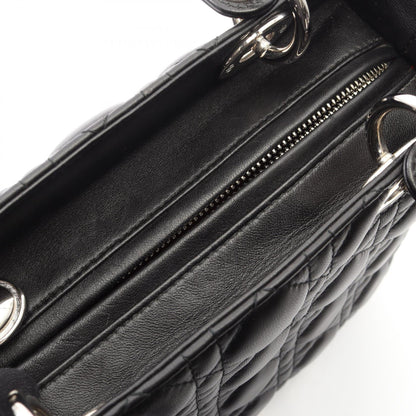 ディオール LADY DIOR レザー2wayハンドバッグ