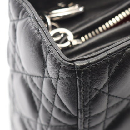 ディオール LADY DIOR レザー2wayハンドバッグ