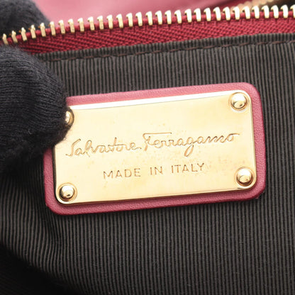 サルヴァトーレ フェラガモ レザー ハンドバッグ