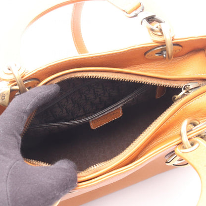 ディオール LADY DIOR レザー ハンドバッグ