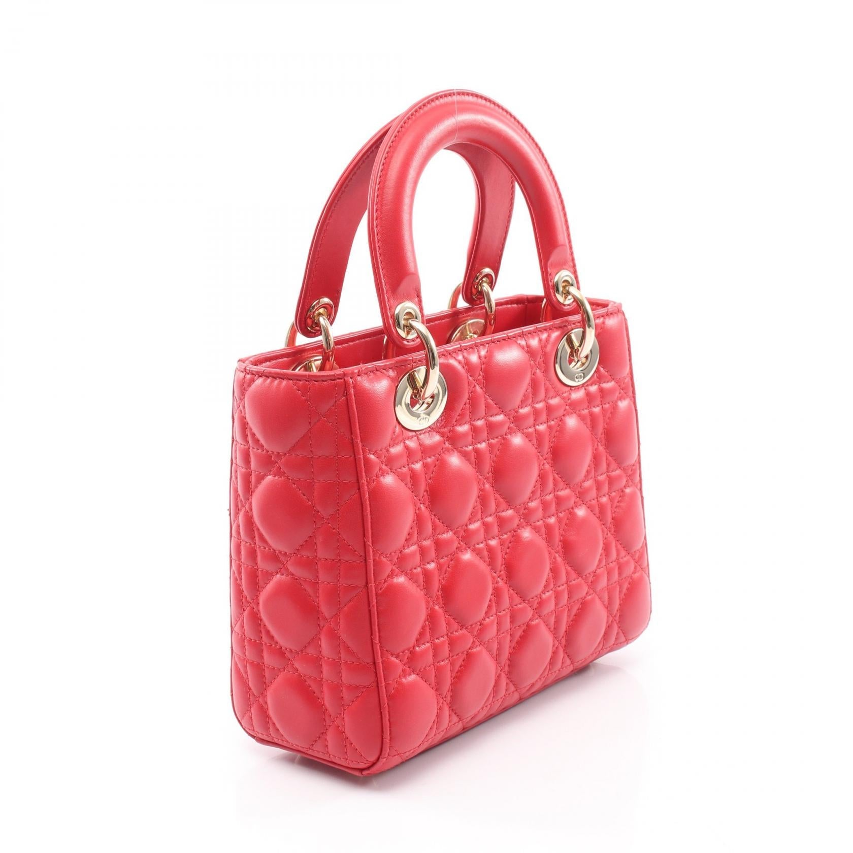 ディオール LADY DIOR MY ABCDIOR レザー2WAYバッグ