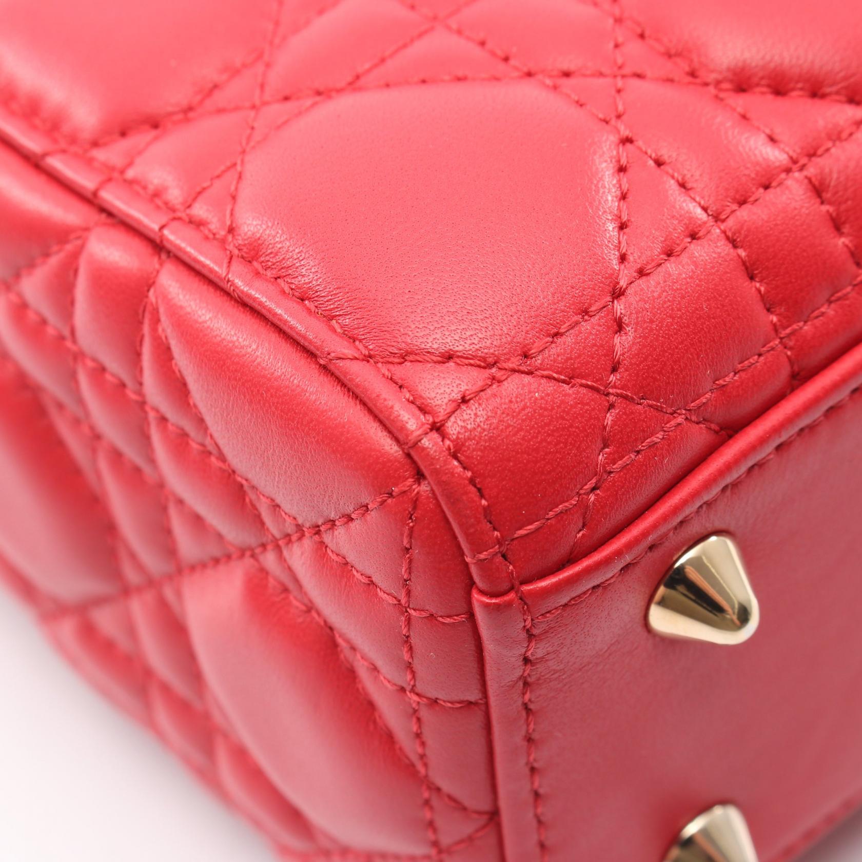 ディオール LADY DIOR MY ABCDIOR レザー2WAYバッグ