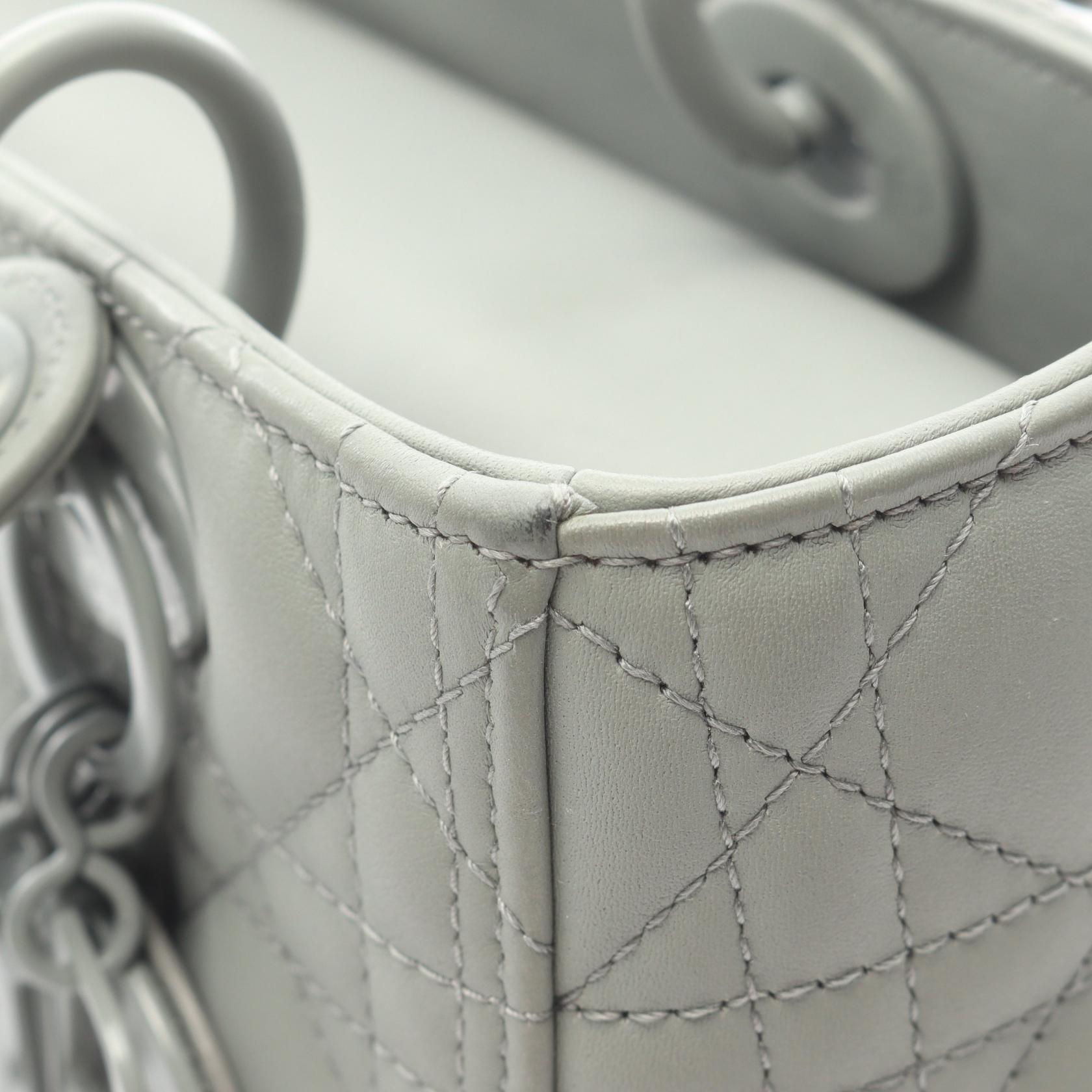 ディオール LADY DIOR レザー2wayハンドバッグ