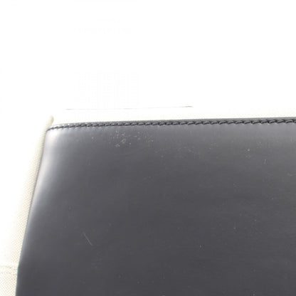 バレンシアガ NAVY CABAS S キャンバス レザー トートバッグ