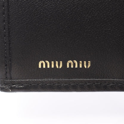 ミュウミュウ MATELASSE MIU レザー二つ折り財布