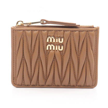 ミュウミュウ MATELASSE MIU レザーカードケース