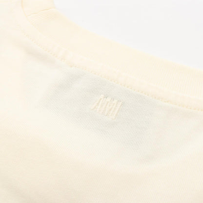 アミ コットン 半袖Tシャツ
