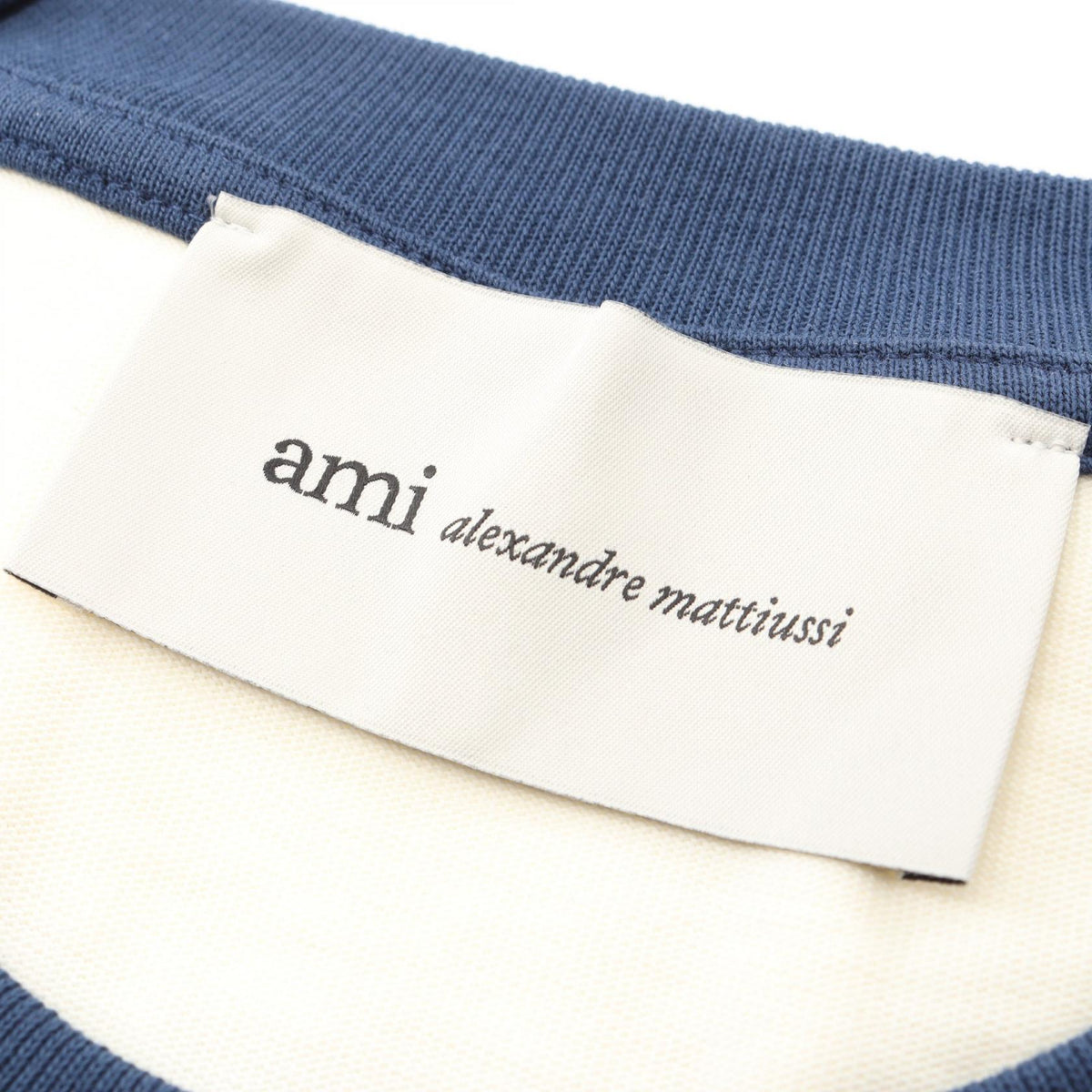 アミ コットン 半袖Tシャツ
