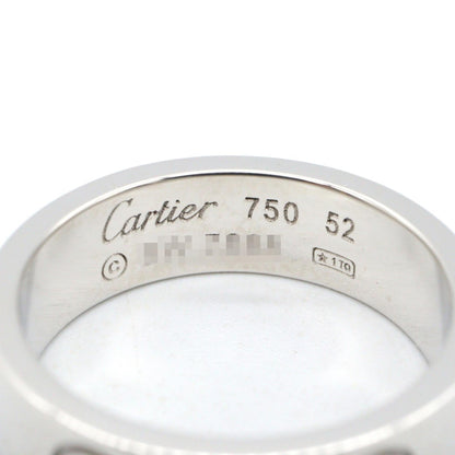 カルティエ ラブ Au750ホワイトゴールド リング 52号