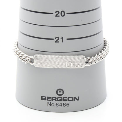 ディオール Guilloche Chain Link Bracelet ステンレススチール ブレスレット