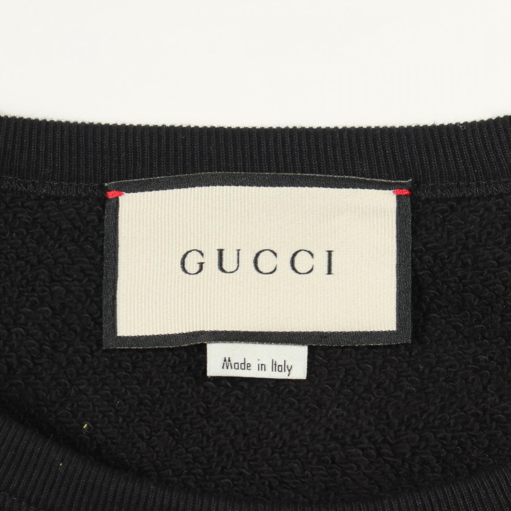 グッチ GGロゴパッチ コットンスウェット
