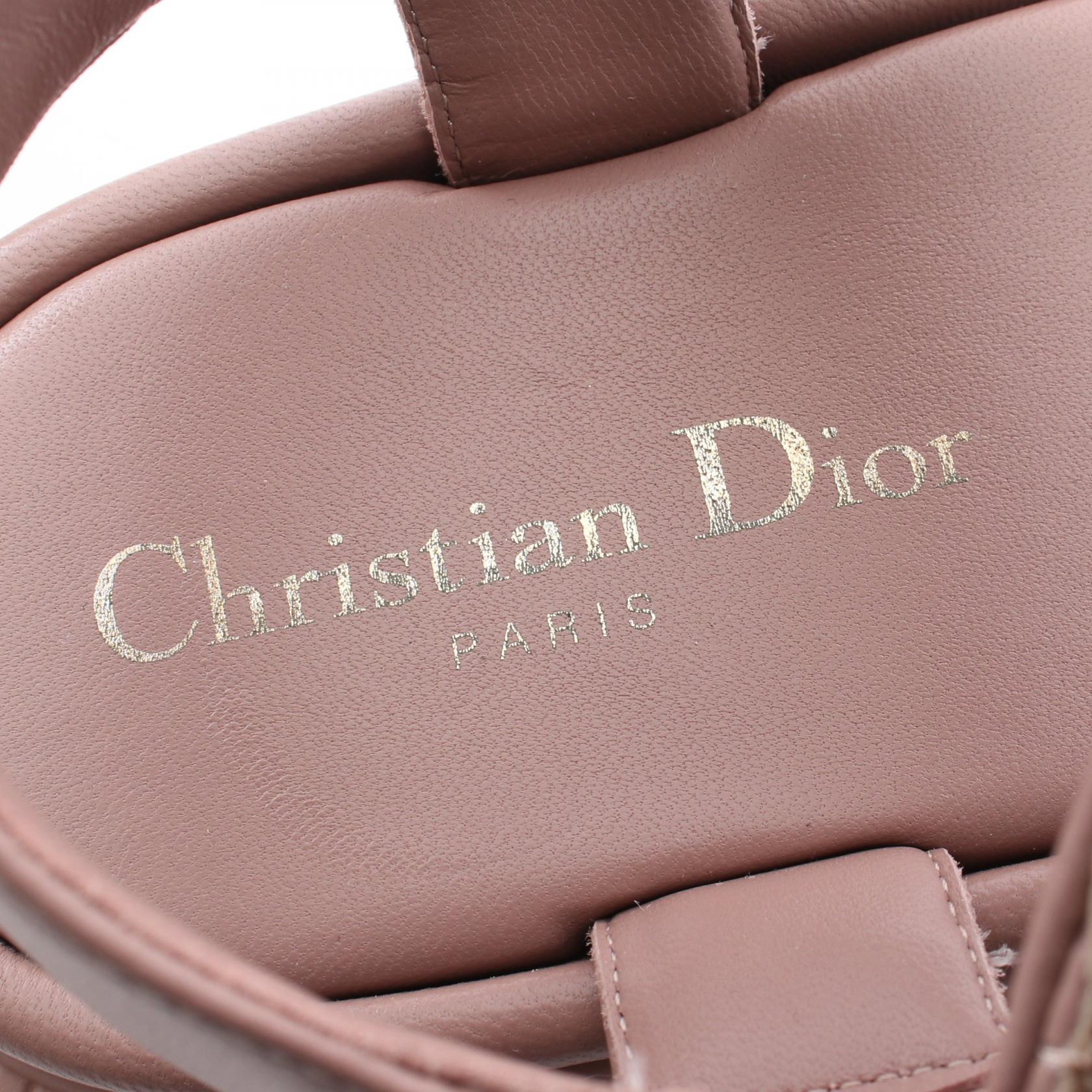 ディオール DIORACT レザーサンダル