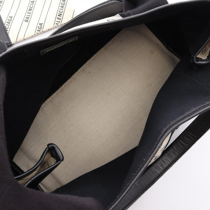 バレンシアガ NAVY CABAS レザートートバッグ