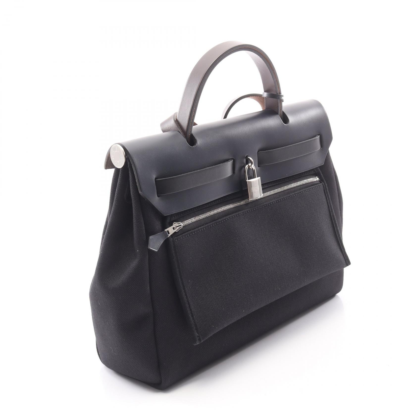 エルメス エールバッグジップPM トワルミリタリー ヴァッシュハンター 2WAYハンドバッグ