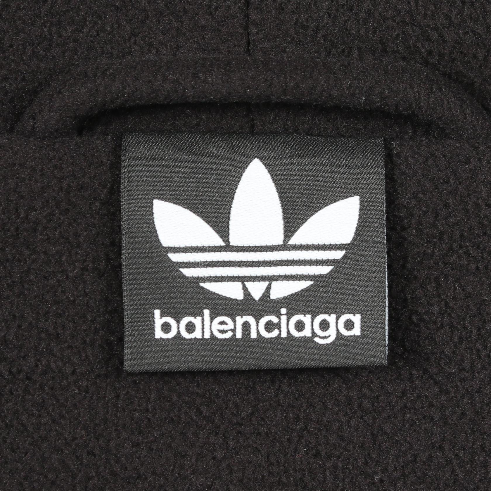 バレンシアガ×adidas ポリエステル スウェットシャツ
