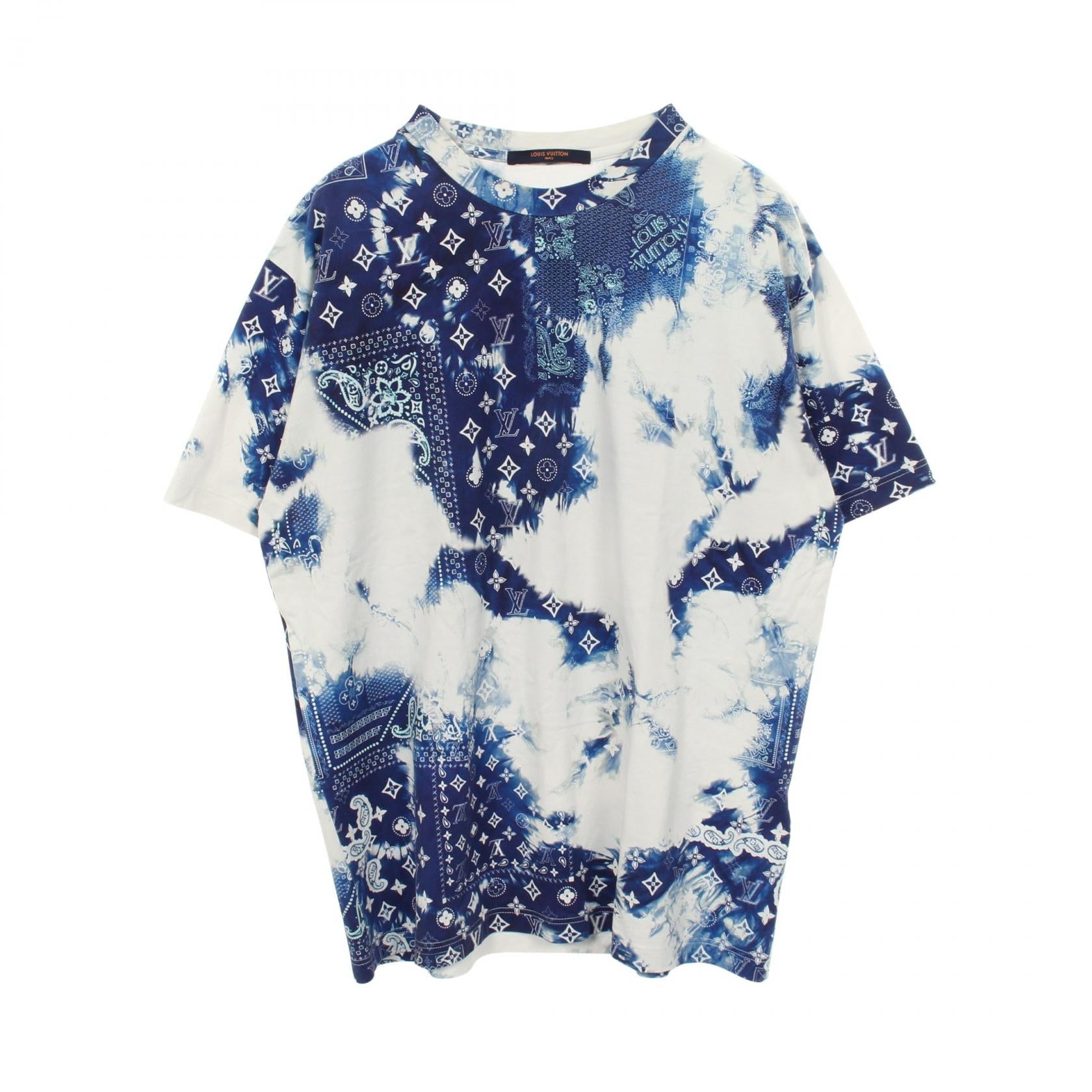 ルイヴィトン モノグラムバンダナプリント コットンTシャツ