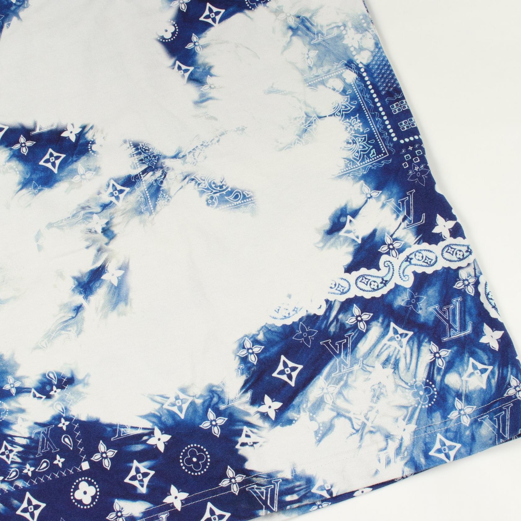 ルイヴィトン モノグラムバンダナプリント コットンTシャツ