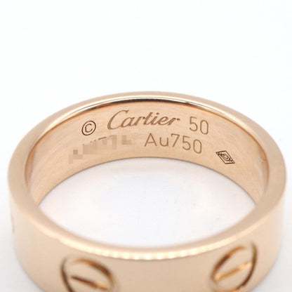 カルティエ ラブ Au750ピンクゴールドリング 9号